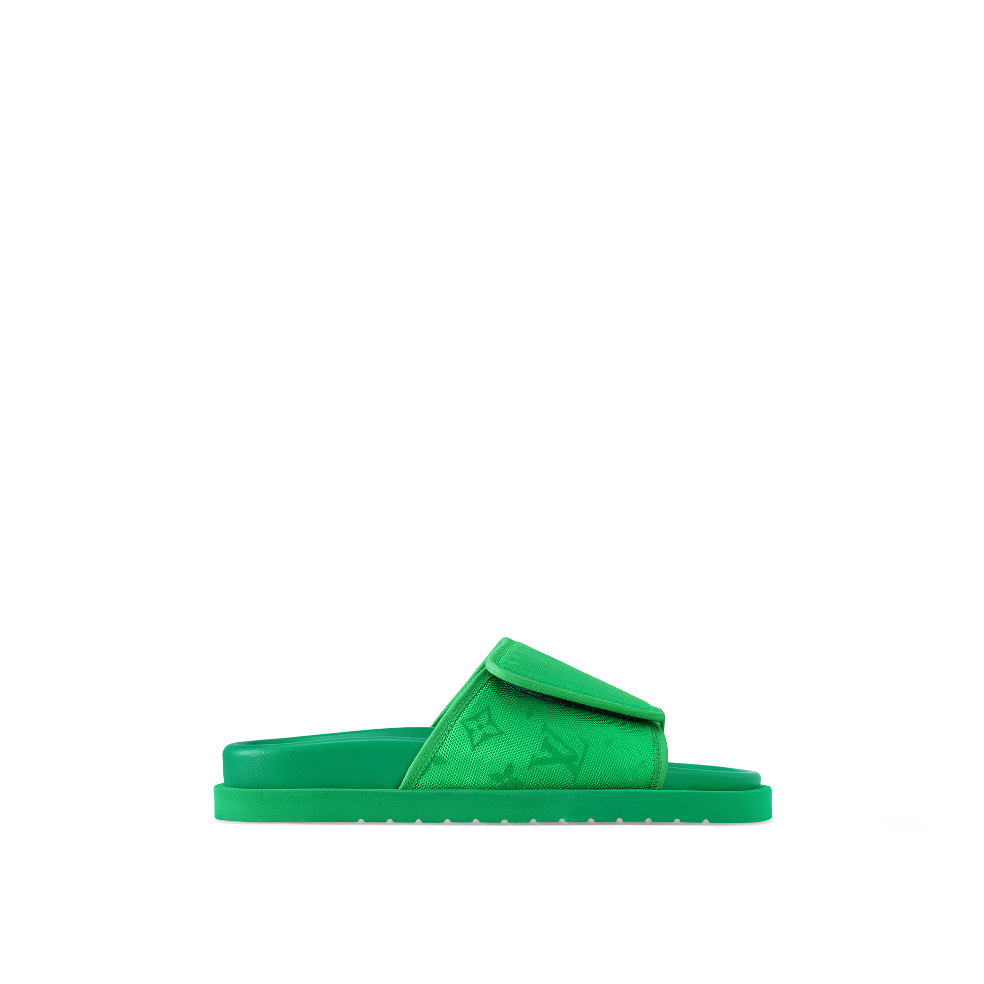 Louis vuitton green online sandals